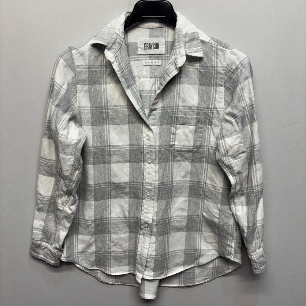 Grayson Frank & Eileen The Hero Long Sleeve Button Shirt Size 03 Plaid C095 -2